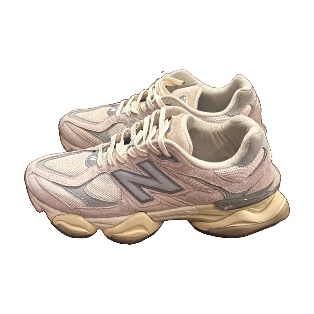 New Balance Men's Sea Salt Concrete Gray White 9060 Trainers U9060ECA